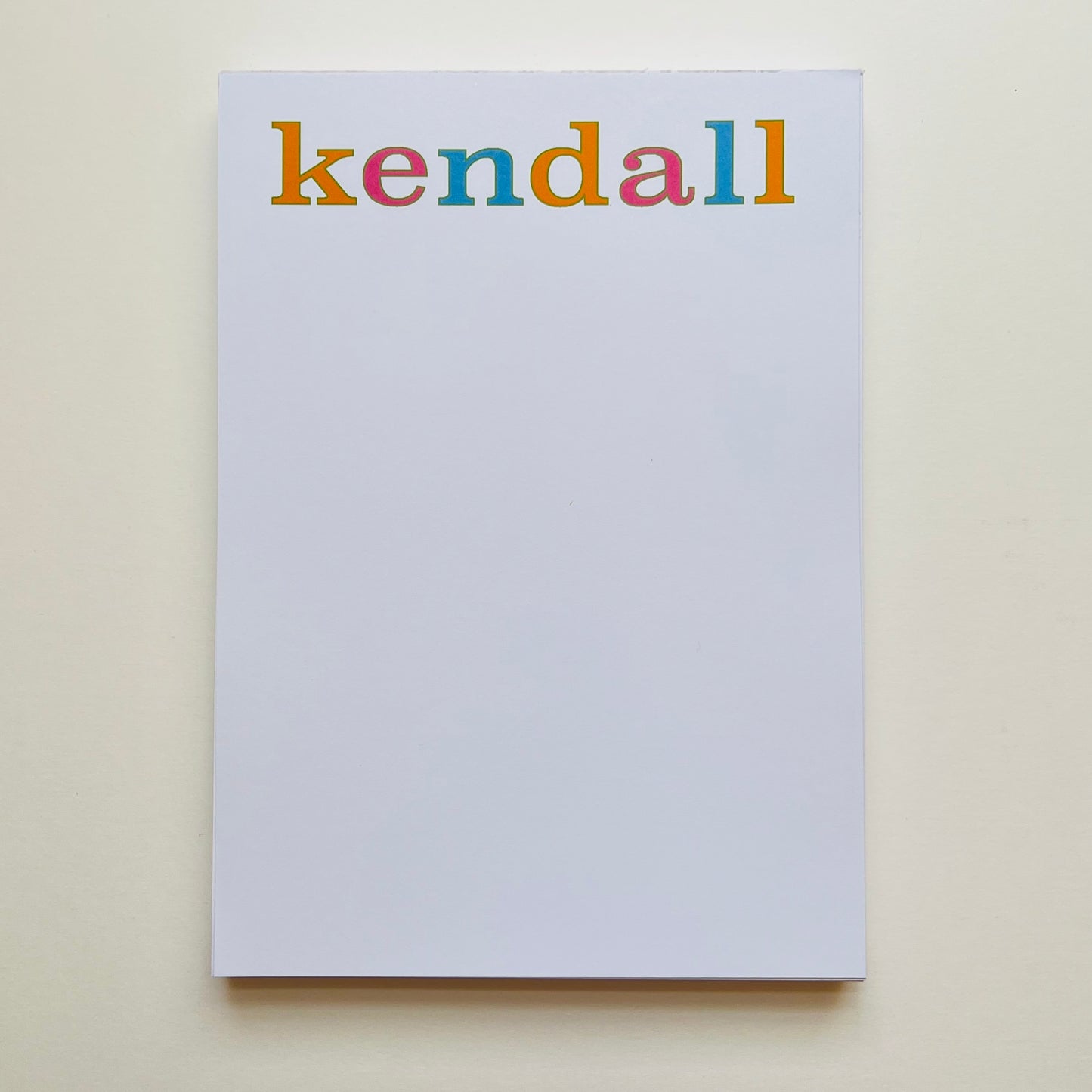 Kendall Notepad