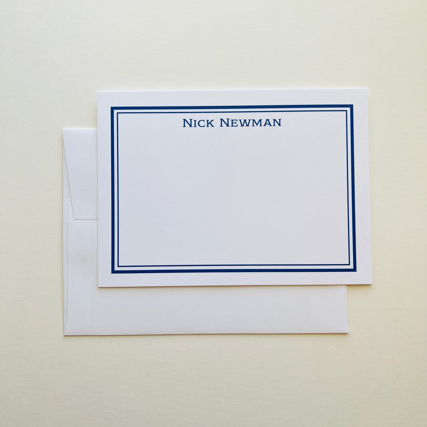 Thick and Thin Border Correspondence Card