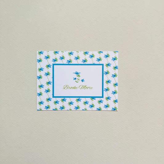 Turquoise Vine Gift Enclosure Card