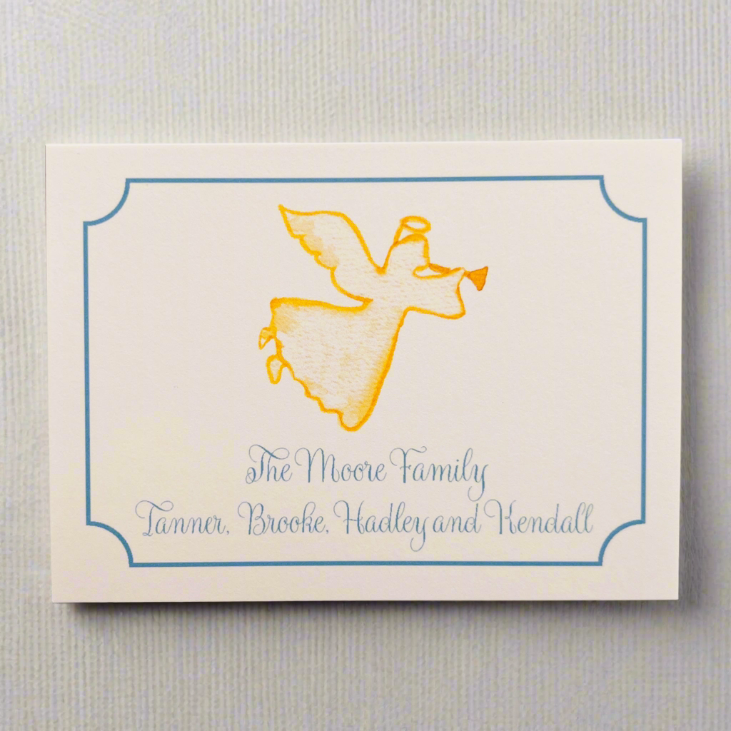 Angel Holiday Enclosure Card