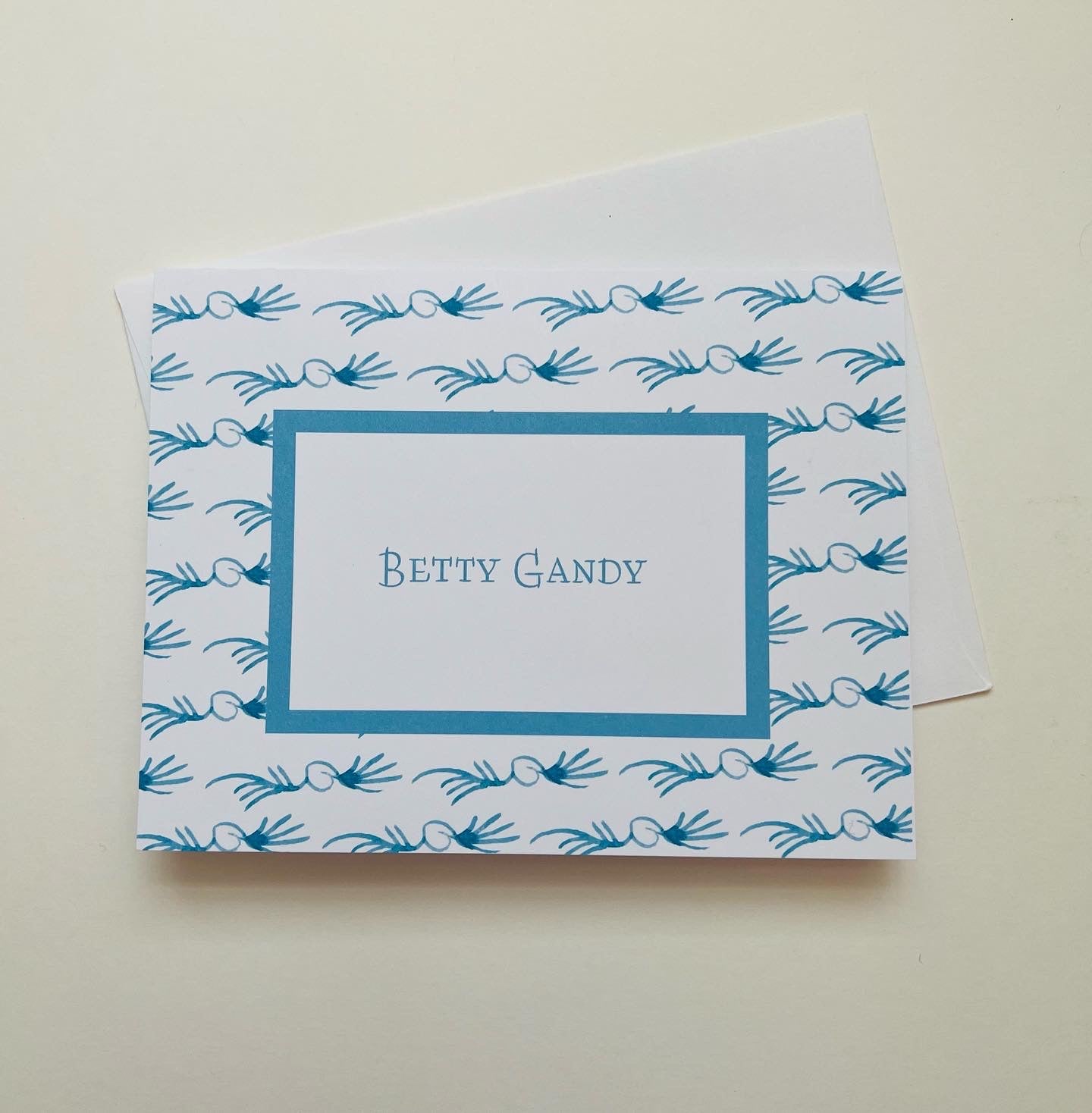 Turquoise Pearl Whisp Stationery Set