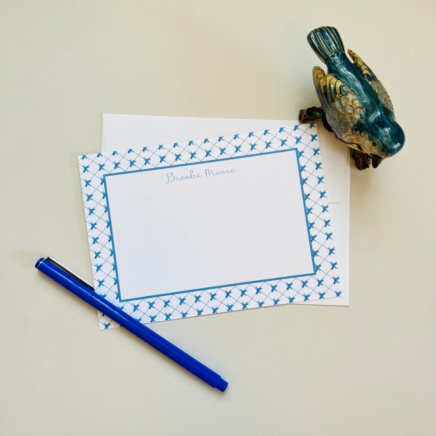 Blue Berry Correspondence Card