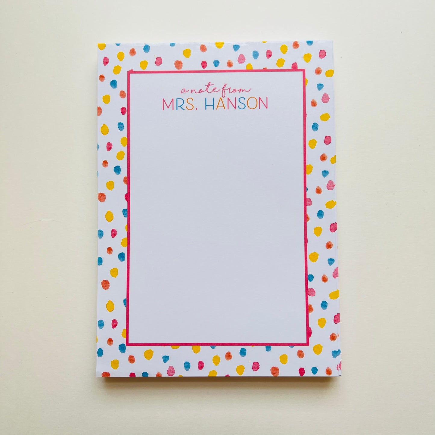 Confetti Notepad