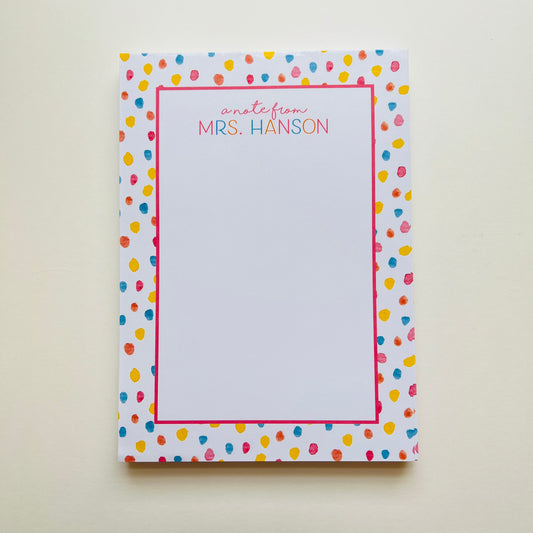 Confetti Notepad