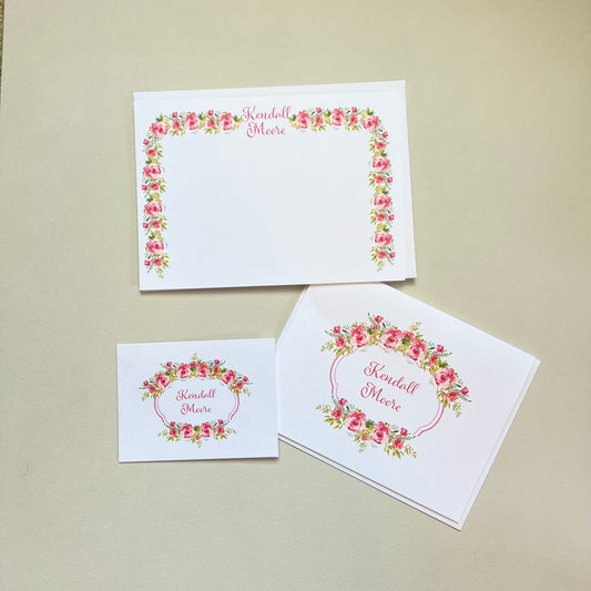 Love Garland Stationery Set