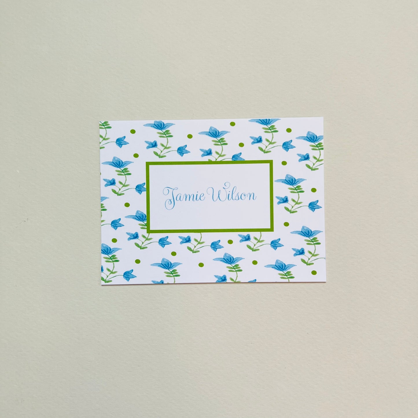 Turquoise Flower Stationery Set