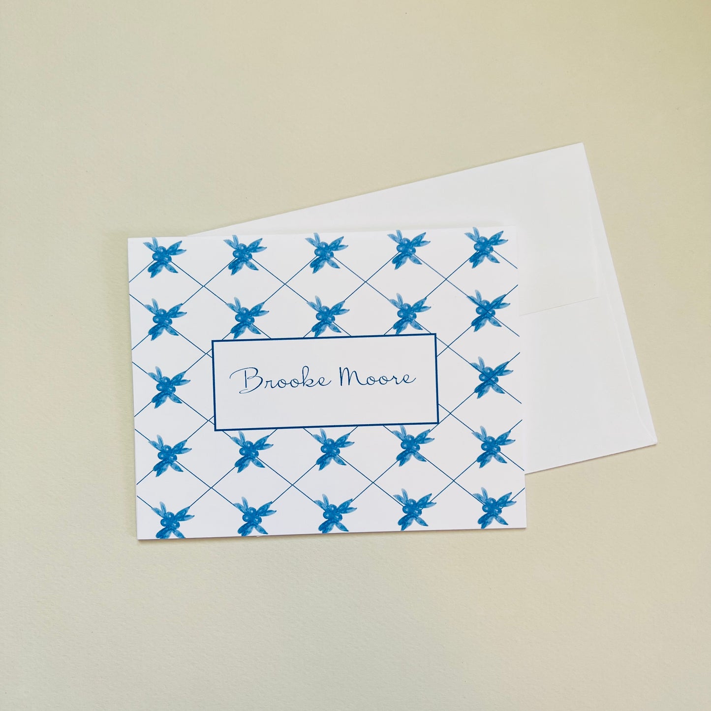 Blue Berry Stationery Set