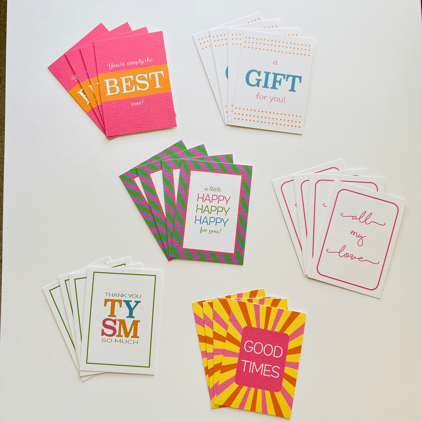 Assorted Gift Enclosure Cards