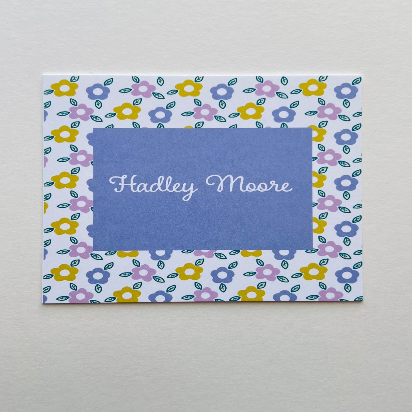 Lavender Flowers Gift Enclosure Card