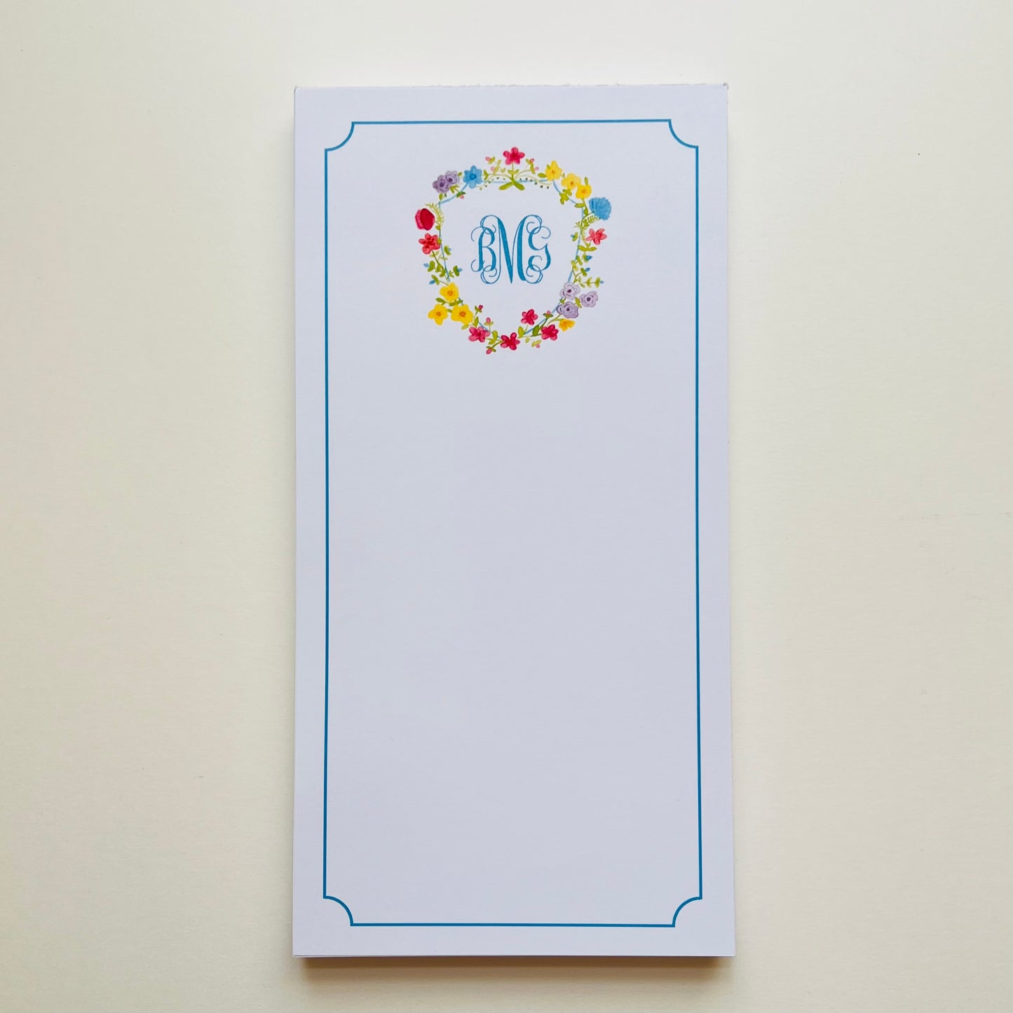 Flower Crest Notepad