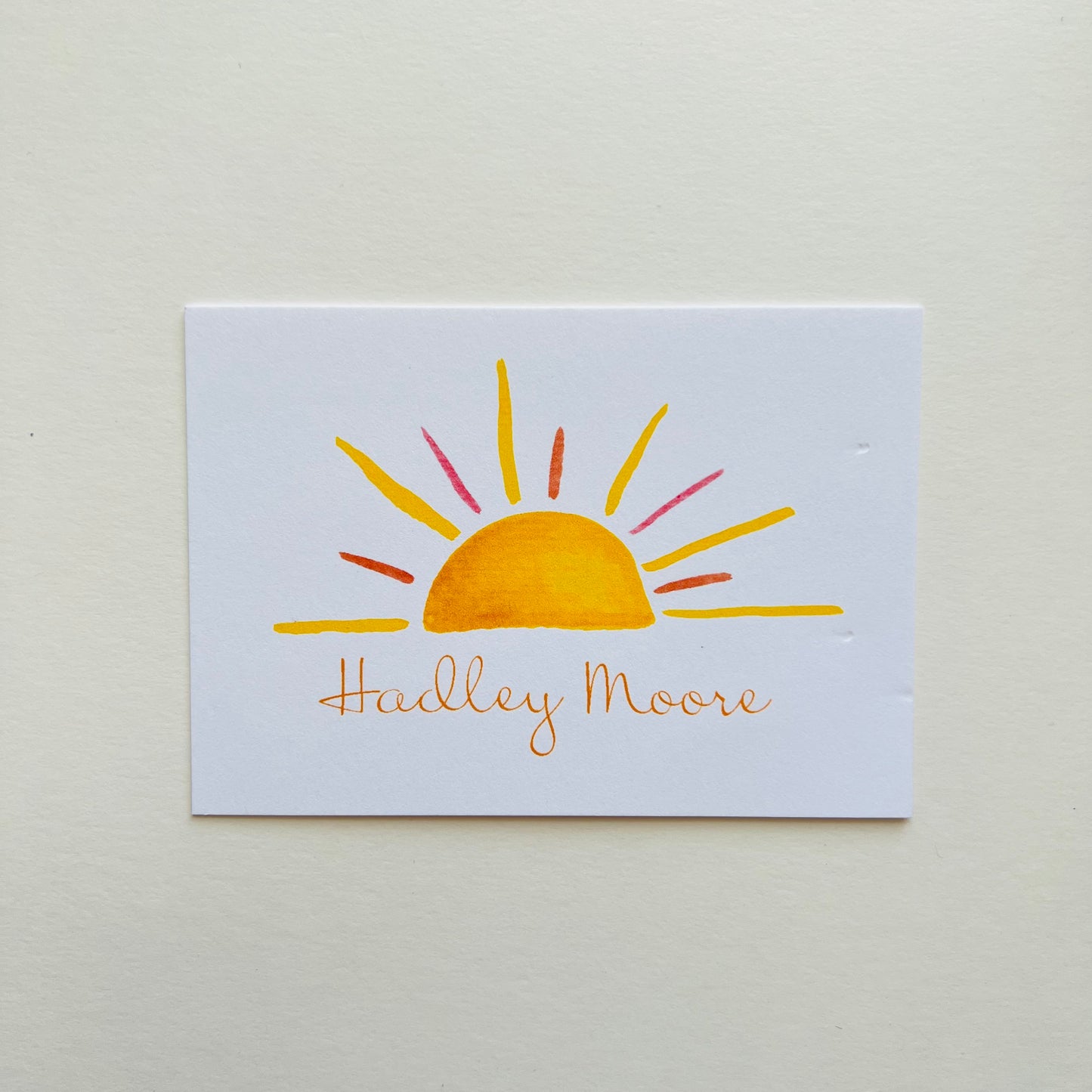 Sunshine Gift Enclosure Card