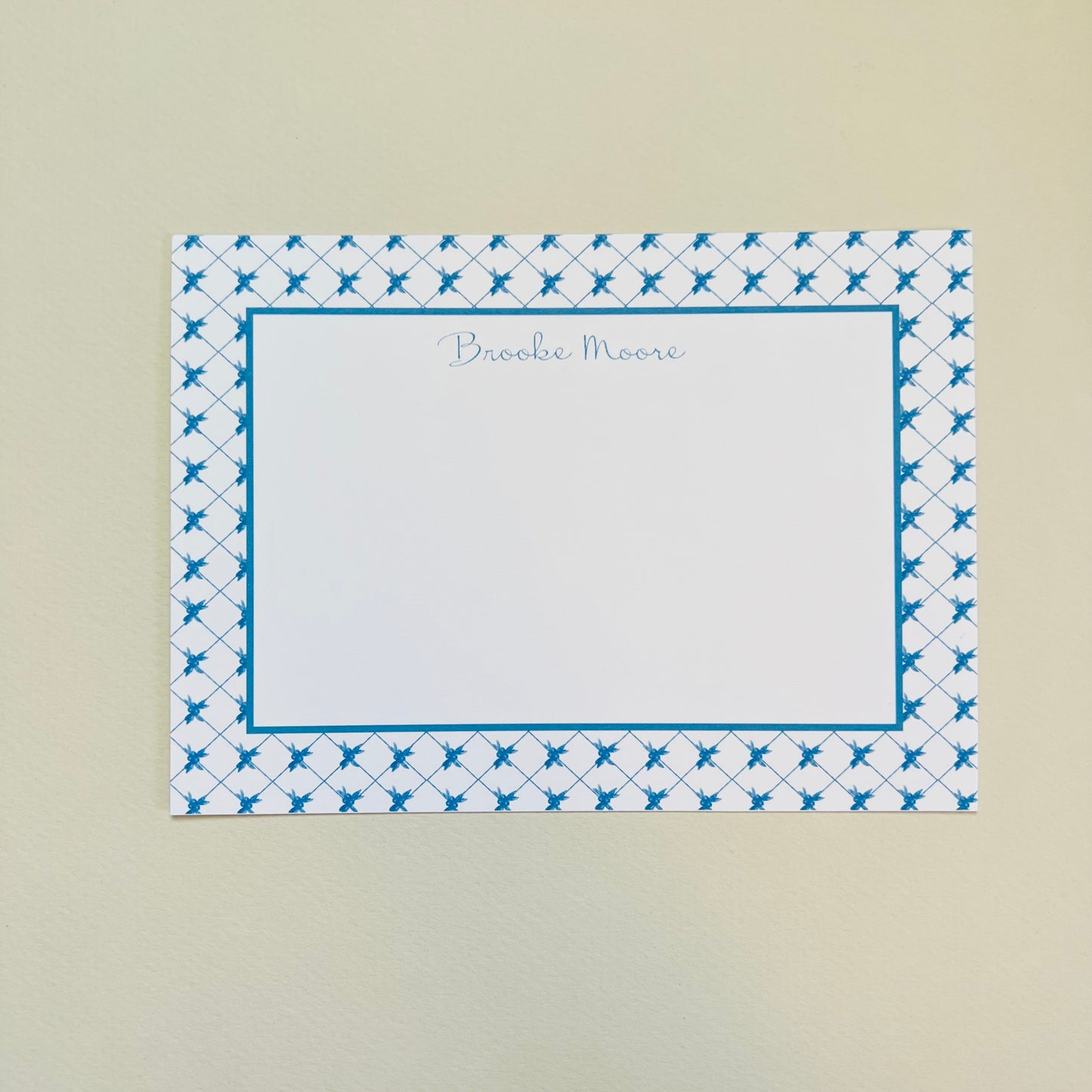 Blue Berry Correspondence Card