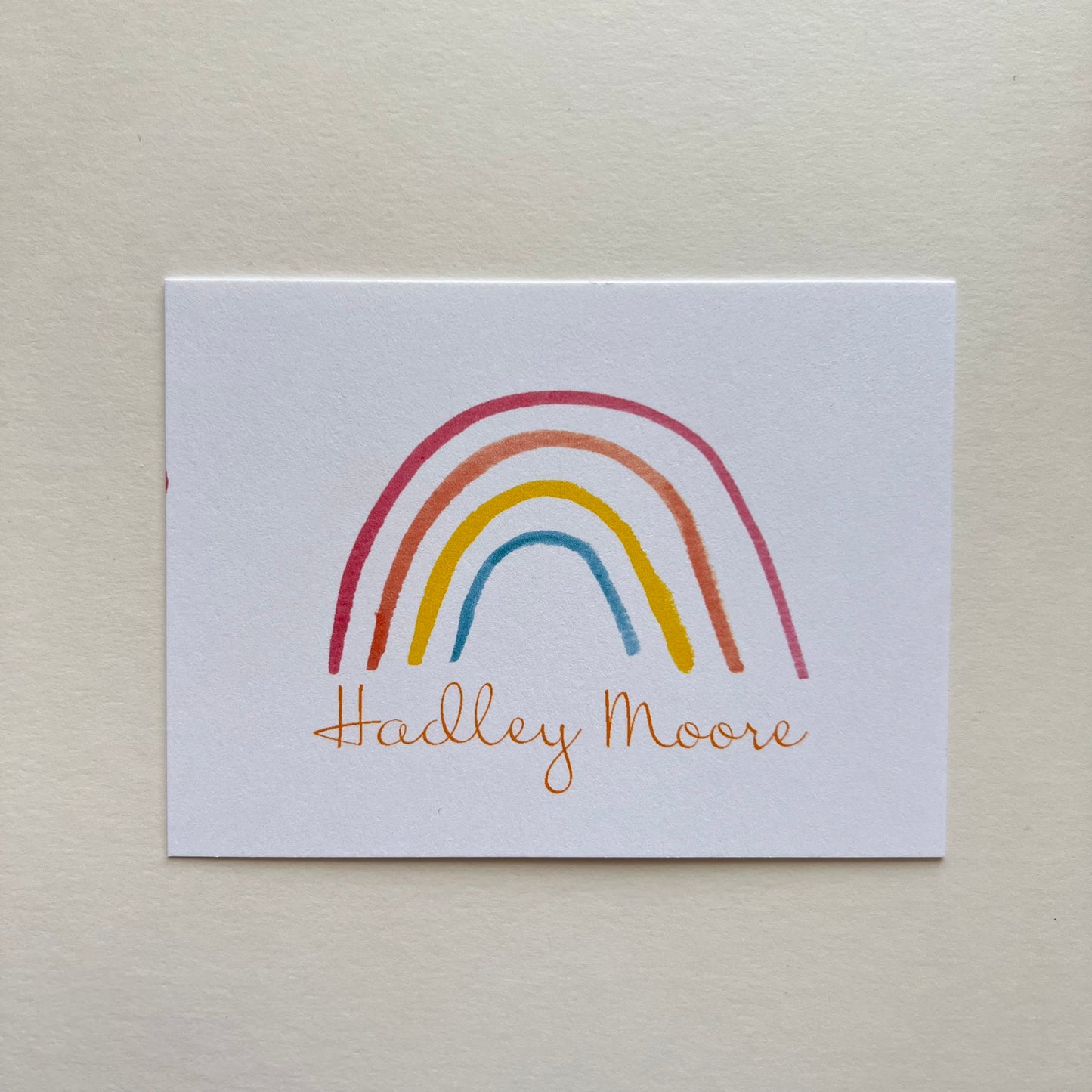 Rainbow Gift Enclosure Card