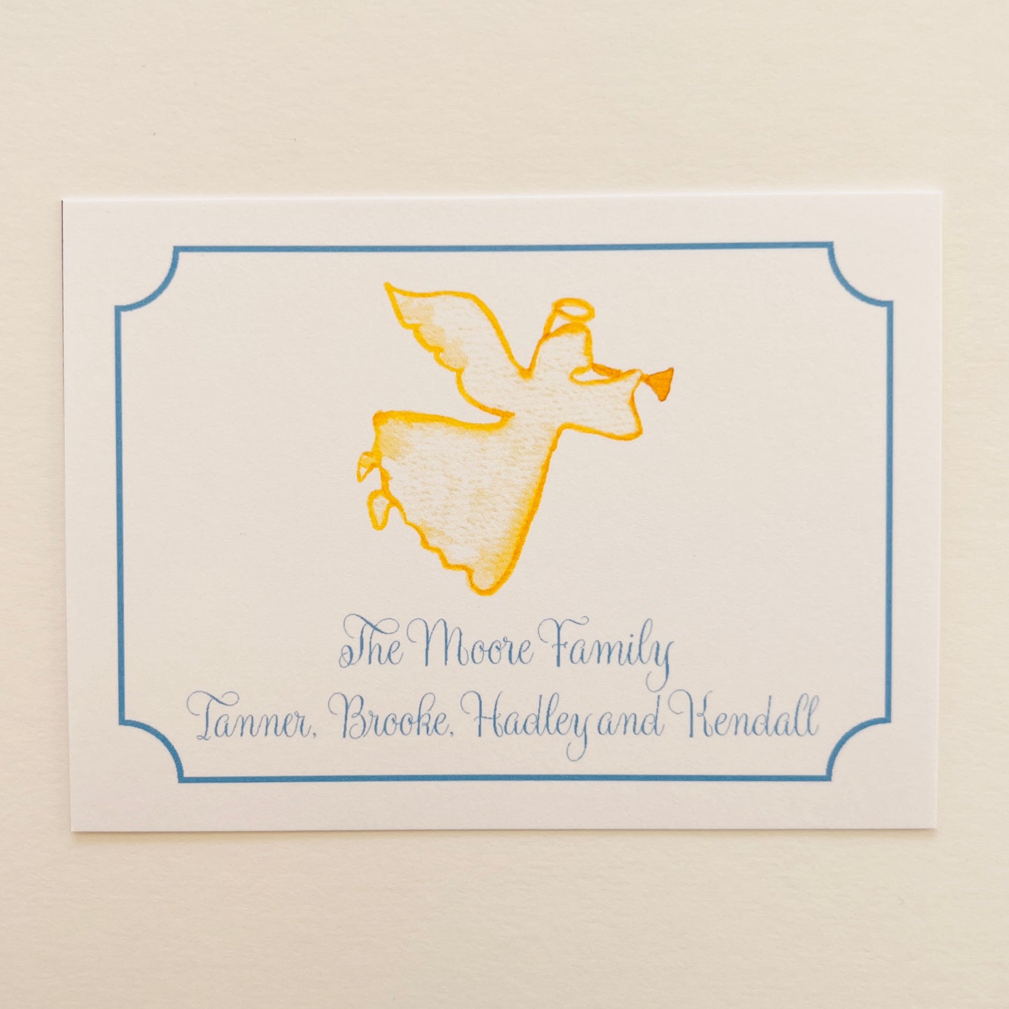 Angel Holiday Enclosure Card