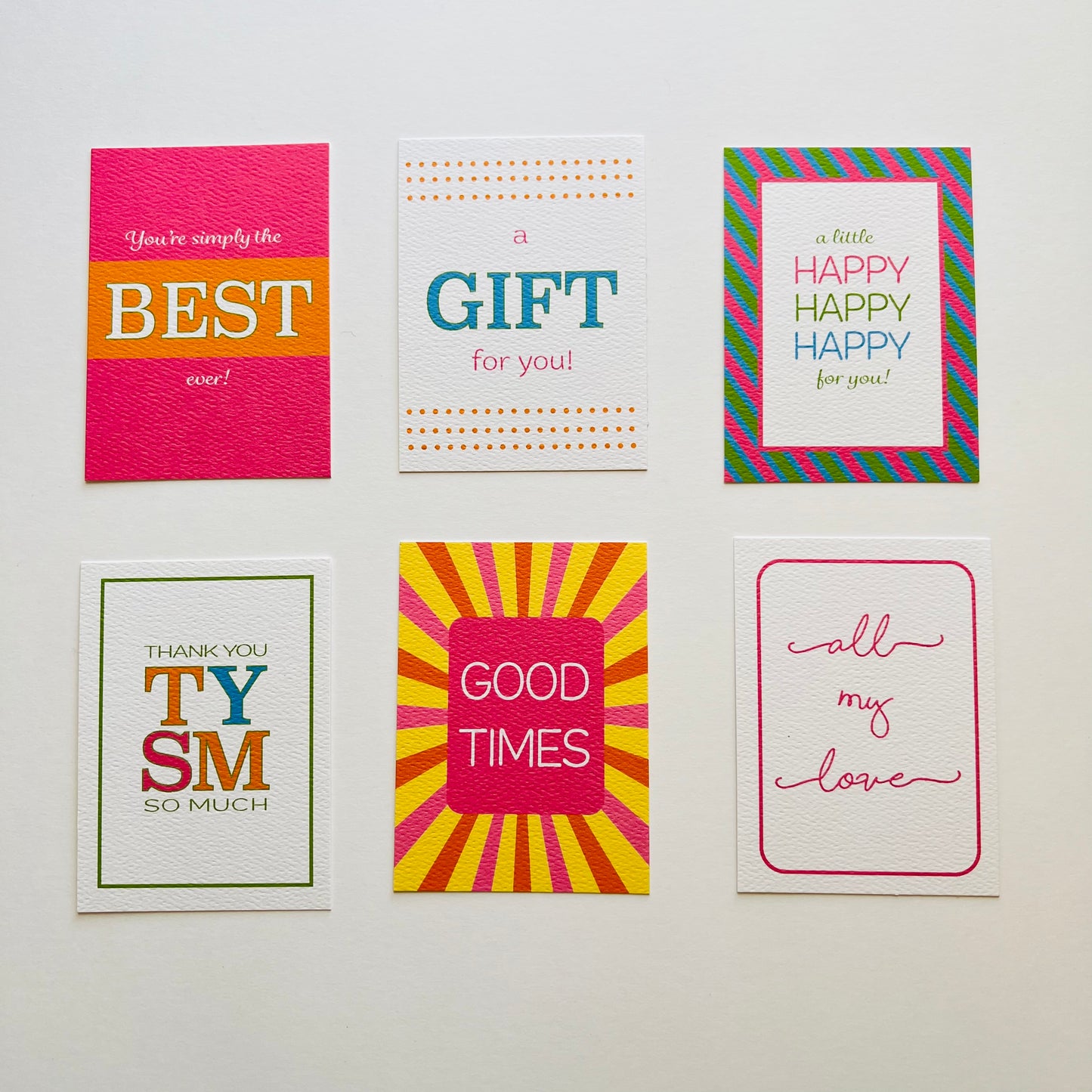 Assorted Gift Enclosure Cards