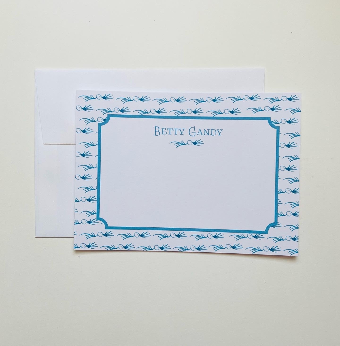 Turquoise Pearl Whisp Stationery Set