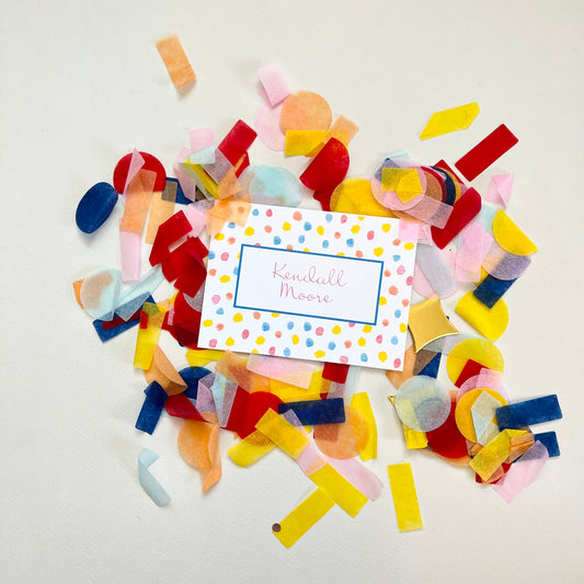 Confetti Gift Enclosure Card