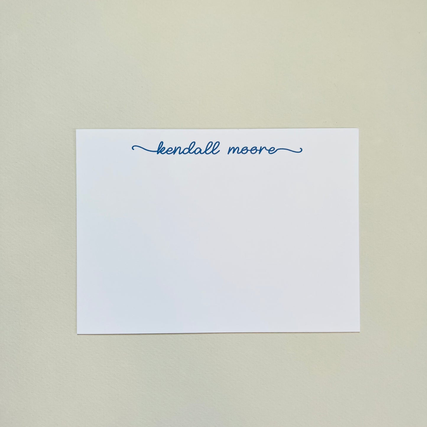 Kendall Correspondence Card