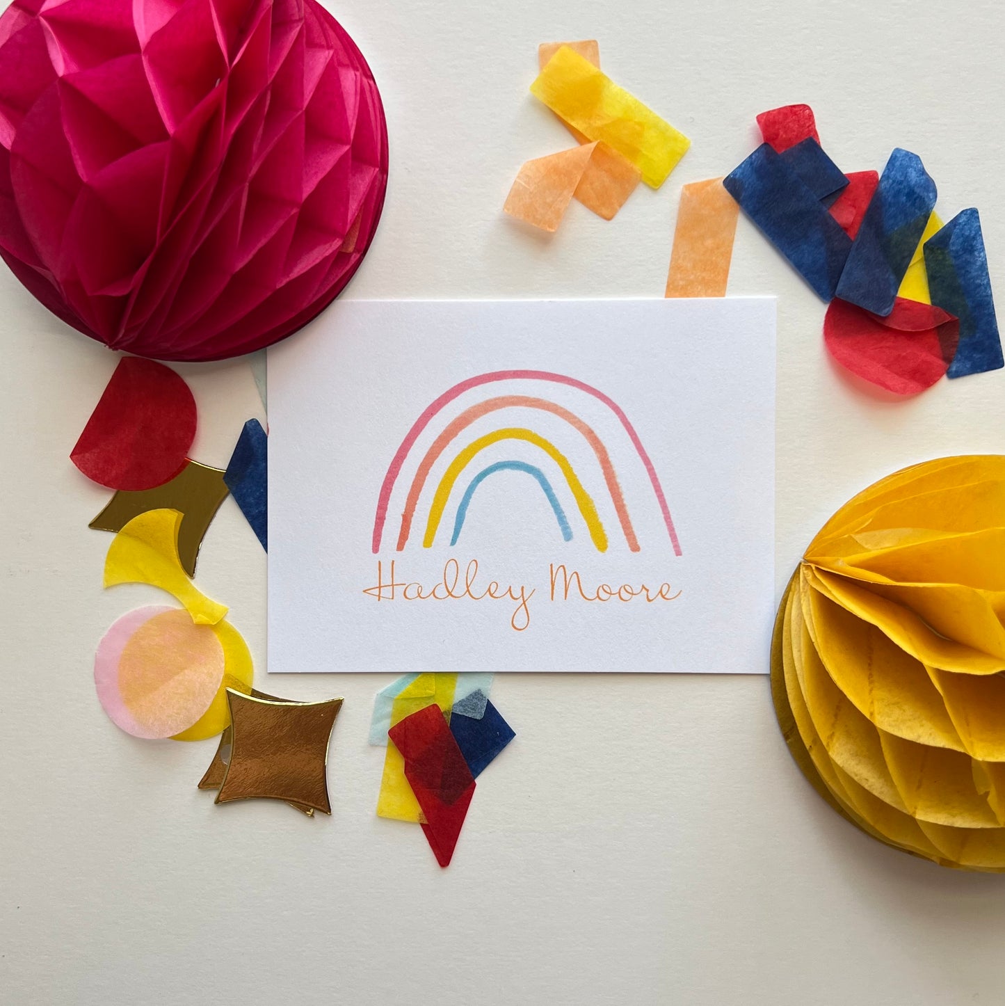 Rainbow Gift Enclosure Card