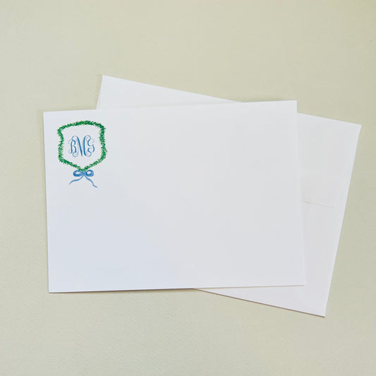 Garland Crest Correspondence Card