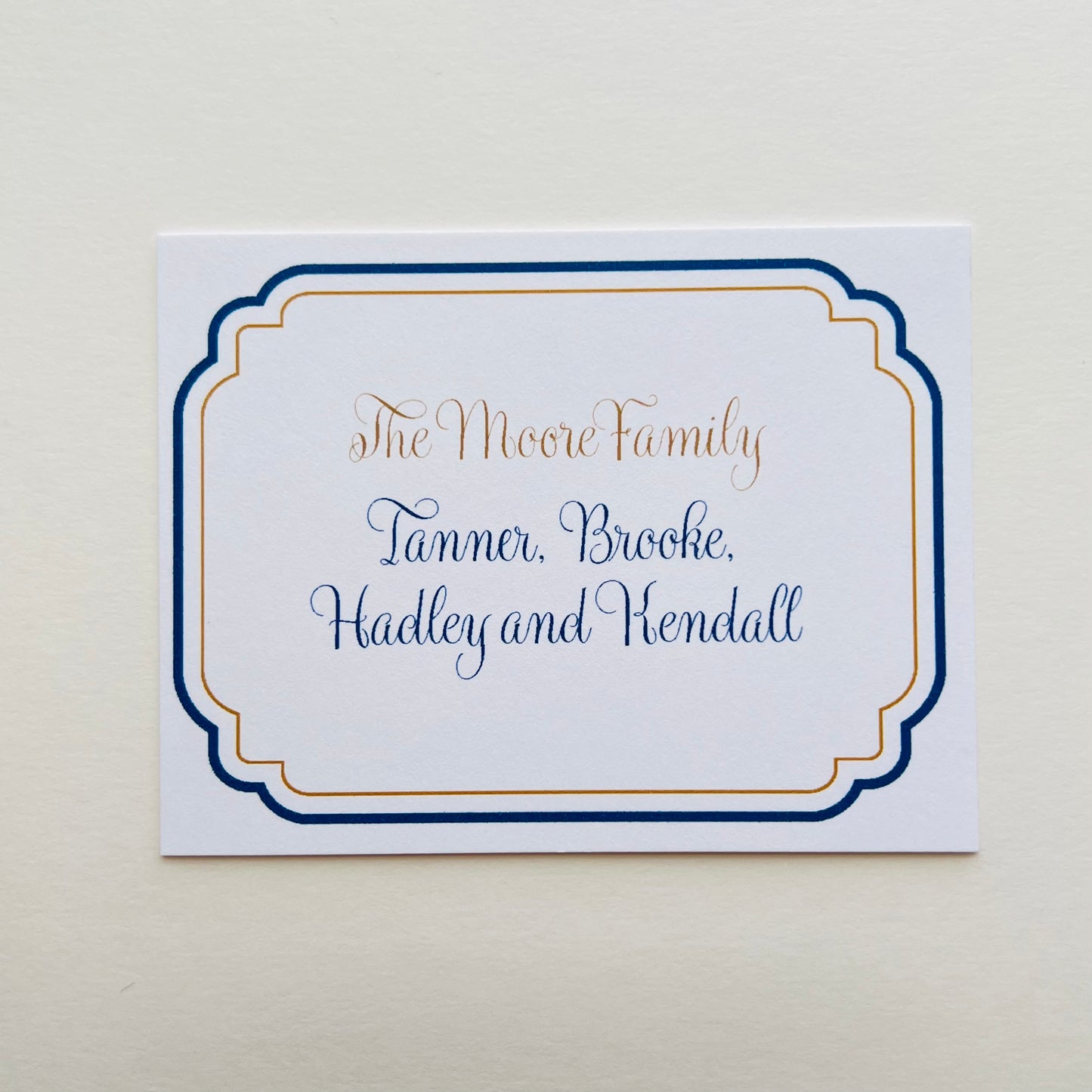 Double Scallop Border Gift Enclosure Card