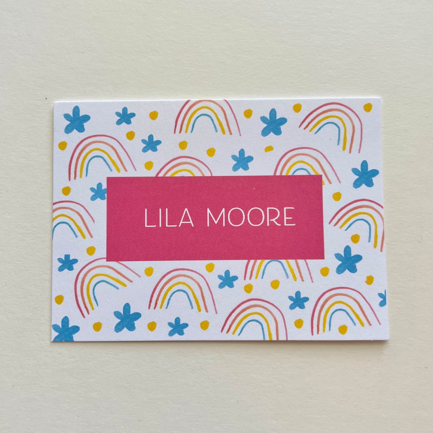 Rainbows and Stars Gift Enclosure Card