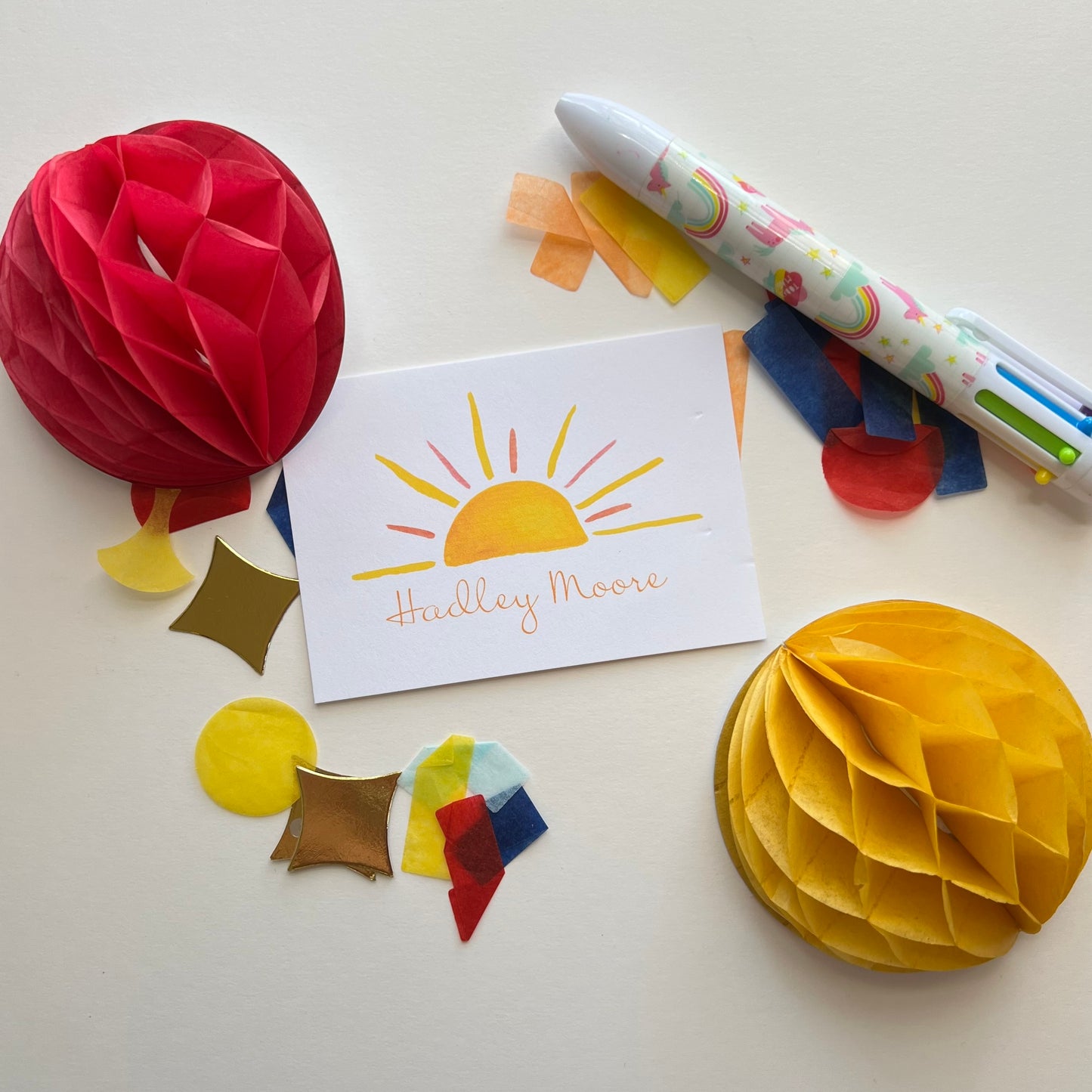 Sunshine Gift Enclosure Card